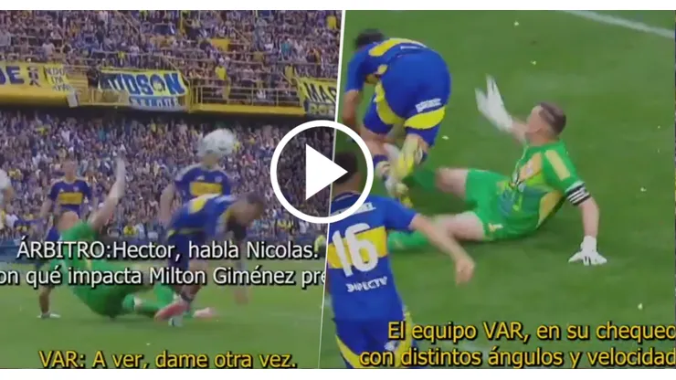 Salió el audio del VAR de la jugada polémica del Boca-River.