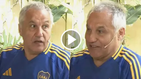 El Beto Márcico, ex jugador de Boca