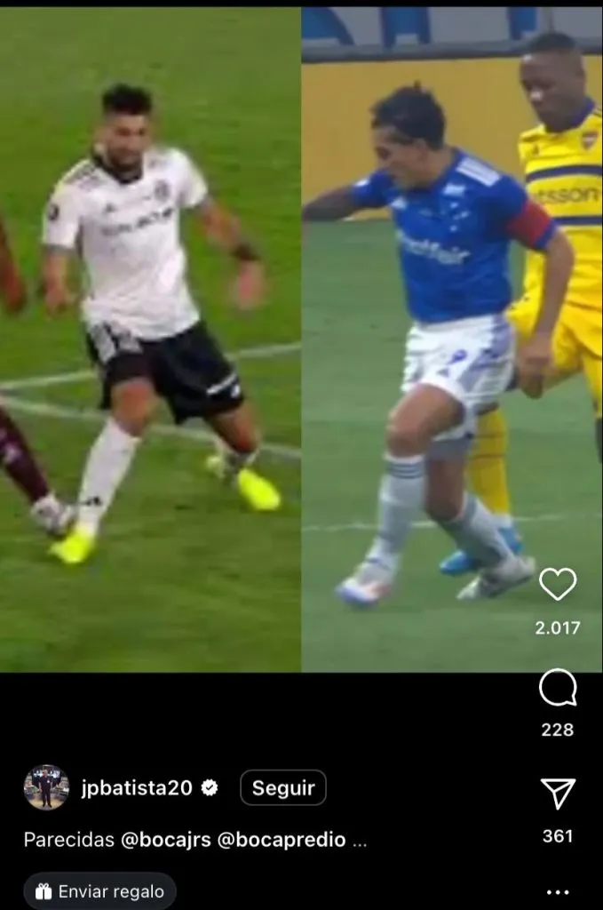 El posteo del médico de Boca.