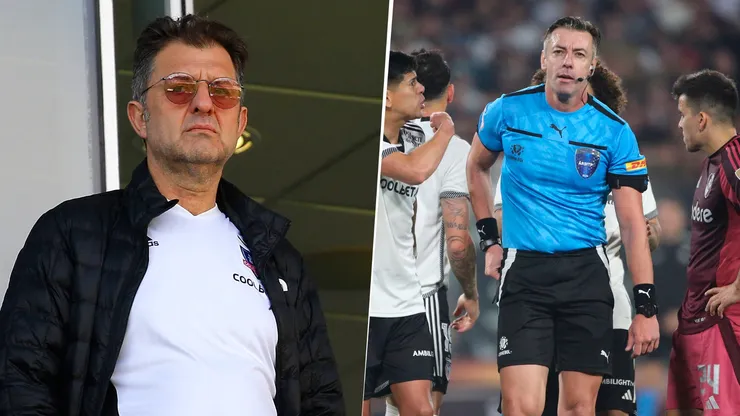 El presidente de Colo Colo apuntó contra el arbitraje.