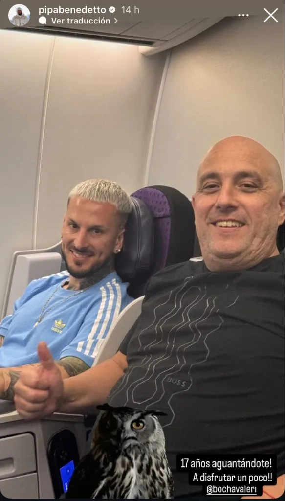 Benedetto viajó a México.