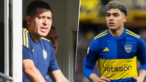 Riquelme sobre el Changuito Zeballos.
