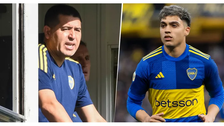 Riquelme sobre el Changuito Zeballos.