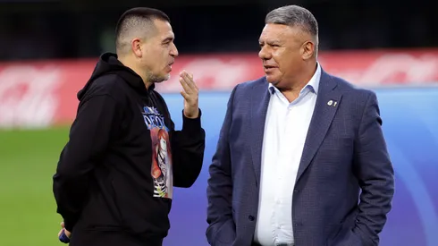 Román elogió la gestión de Tapia en la AFA.