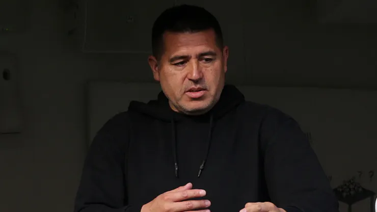 Juan Román Riquelme y una firme respuesta.