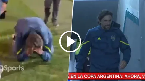 Diego Martínez, al borde de las lágrimas.