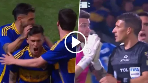 El gol de Aguirre que generó polémica.