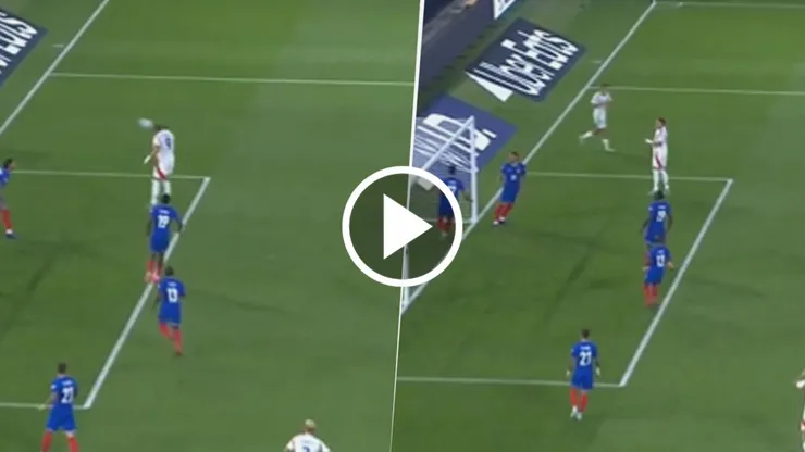 Mateo Retegui erró un gol increíble en el Italia-Francia.