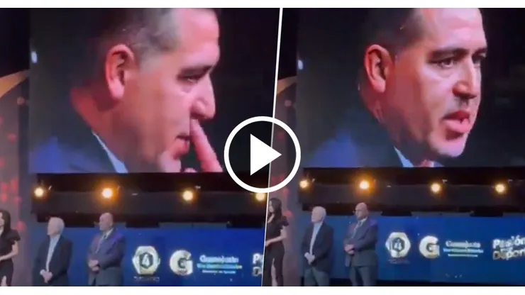 Riquelme no pudo evitar quebrarse en el Salón de la Fama.