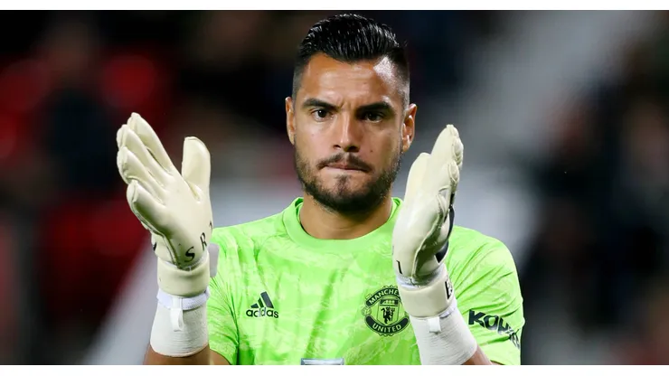 Sergio Romero, en Manchester United.