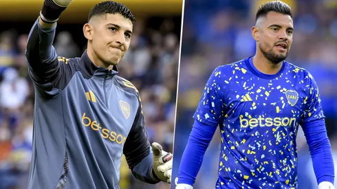 Leandro Brey y Sergio Romero en Boca