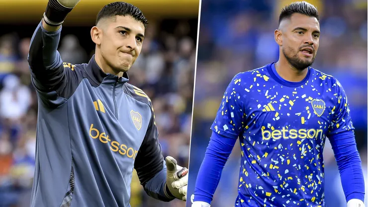 Leandro Brey y Sergio Romero en Boca