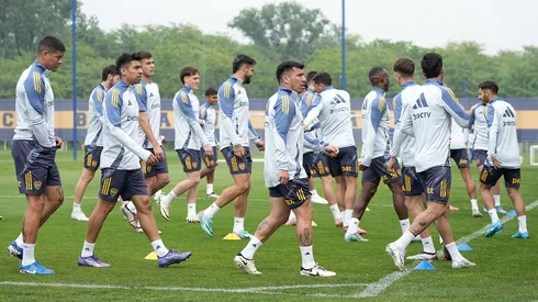 Giménez y Saralaegui pelean por un lugar en el equipo titular de Boca.