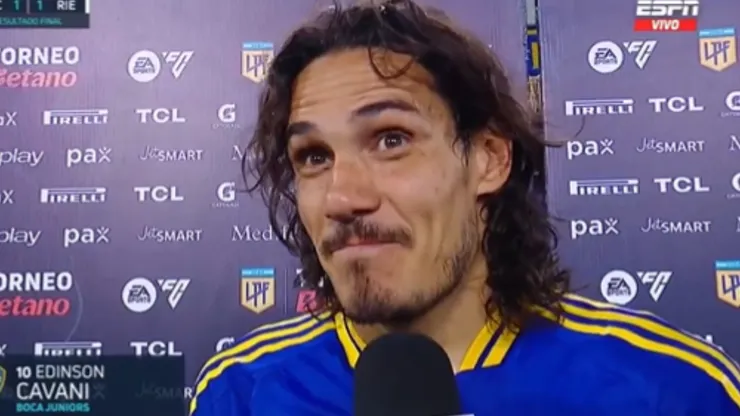Cavani reveló por qué Boca no se pudo llevarse la victoria ante Riestra.
