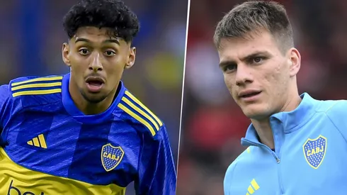 Cristian Medina y Kevin Zenón en Boca