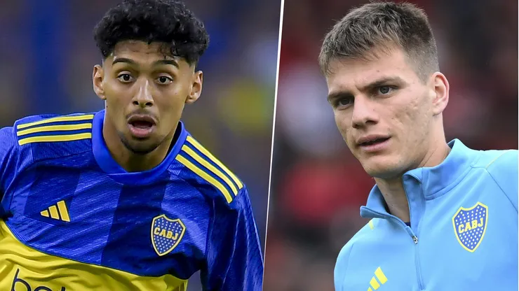 Cristian Medina y Kevin Zenón en Boca