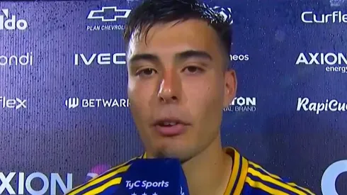 Aaron Anselmino, jugador de Boca
