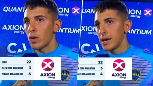 Leandro Brey habló sobre la competencia con Sergio Romero.