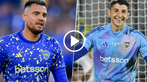 Sergio Romero y Leandro Brey en Boca
