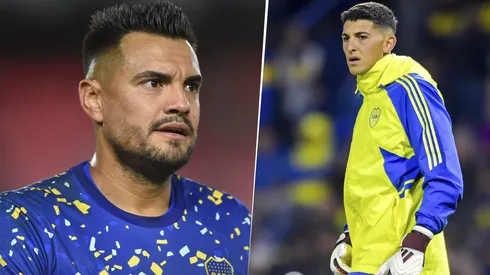 Sergio Romero y Leandro Brey en Boca