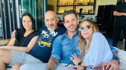 Fernando Gago pasó el Día de la Madre en familia.