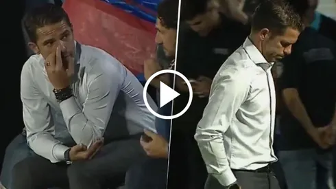 La reacción de Gago a los goles de Tigre.