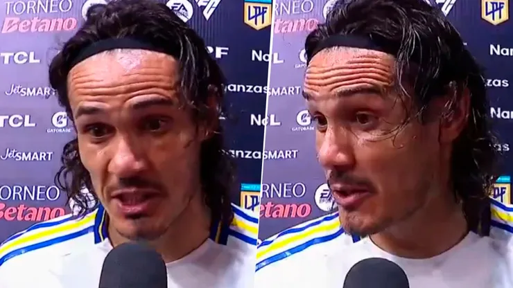 La reflexión de Cavani tras la derrota contra Tigre.