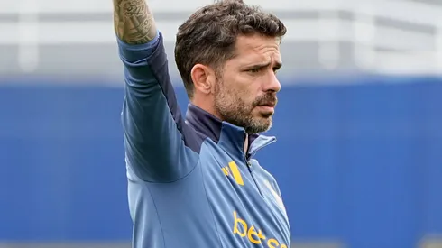 Fernando Gago, en Boca.