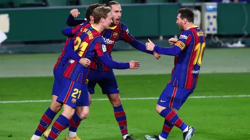 Óscar Mingueza en el Barcelona de Messi.