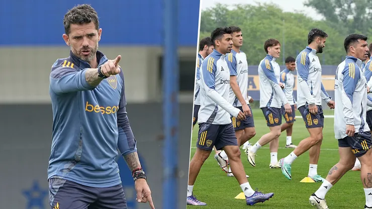 Fernando Gago probó a Juan Ramírez de extremo.