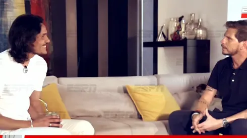 Cavani habló con ESPN sobre su presente en Boca.