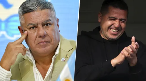 Claudio Tapia y Juan Román Riquelme