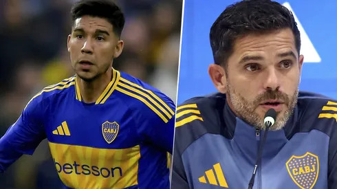 Fernando Gago y Pol Fernández en Boca