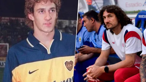 Coloccini se estrenó como profesional en el Xeneize y al poco tiempo se fue.