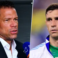 Óscar Córdoba sorprendió con su frase sobre el Dibu Martínez: "Yo no"