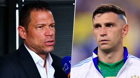 Óscar Córdoba sorprendió con sus dichos sobre Dibu Martínez.