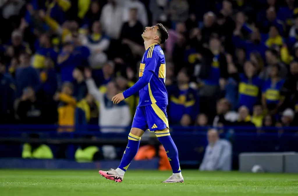 Merentiel, en la victoria de Boca. (Getty)