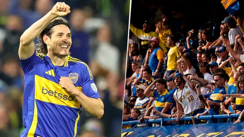 Los hinchas de Boca notaron un detalle en la foto de renovación de Cavani.