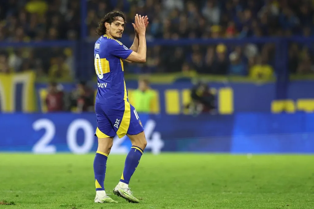 Cavani renovó su contrato con Boca. (Imago)