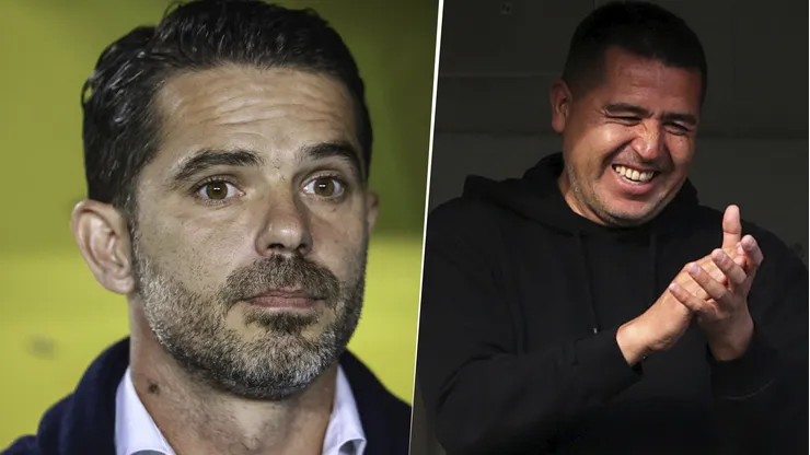 Fernando Gago y Juan Román Riquelme