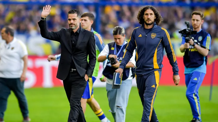 Fernando Gago, en La Bombonera.