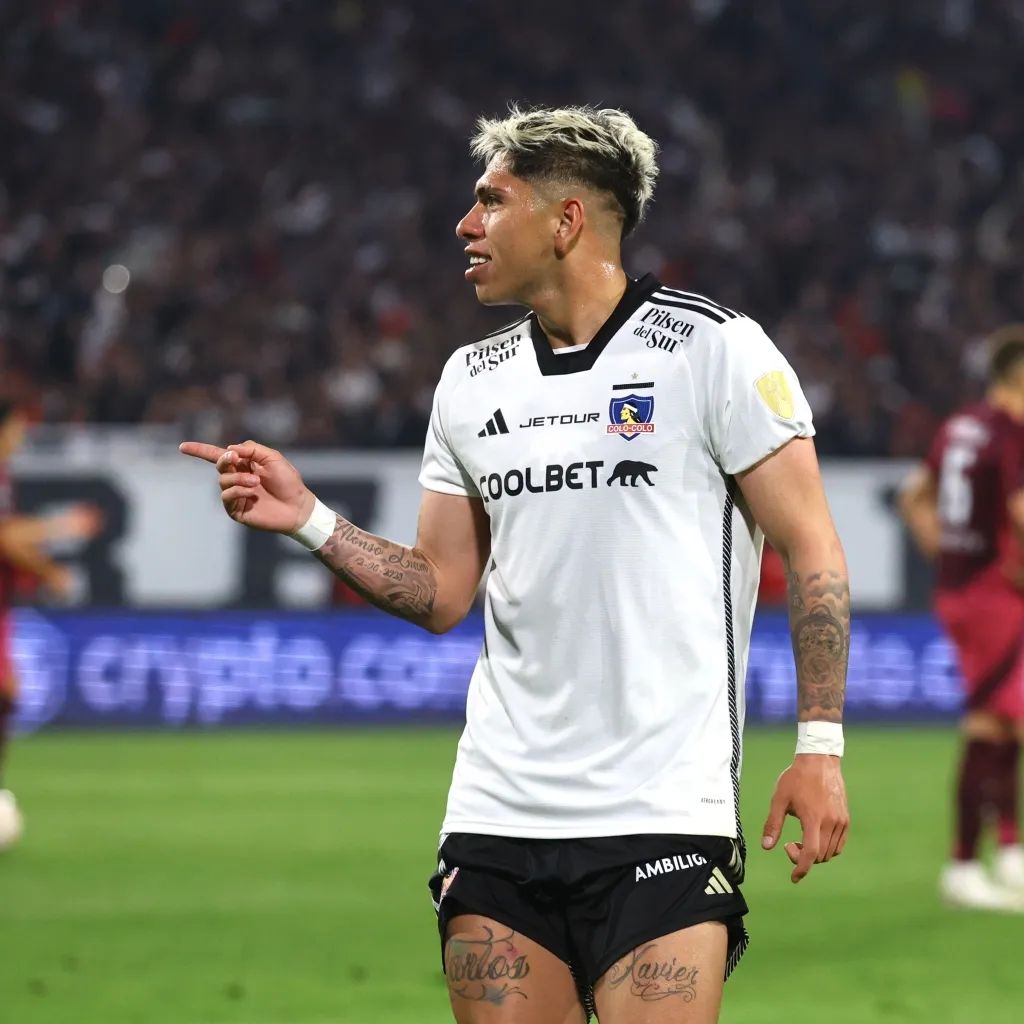 Carlos Palacios, en Colo Colo. (Getty)
