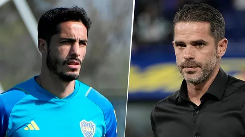 Nicolás Figal y Fernando Gago en Boca