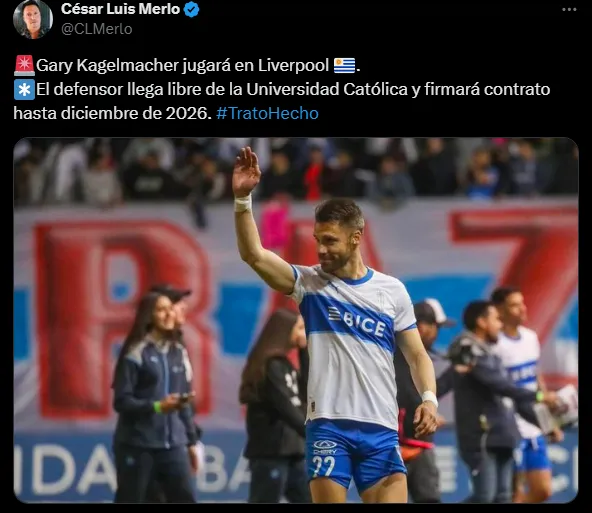 La maniobra del mercado que involucra a Gary Medel. (Captura)