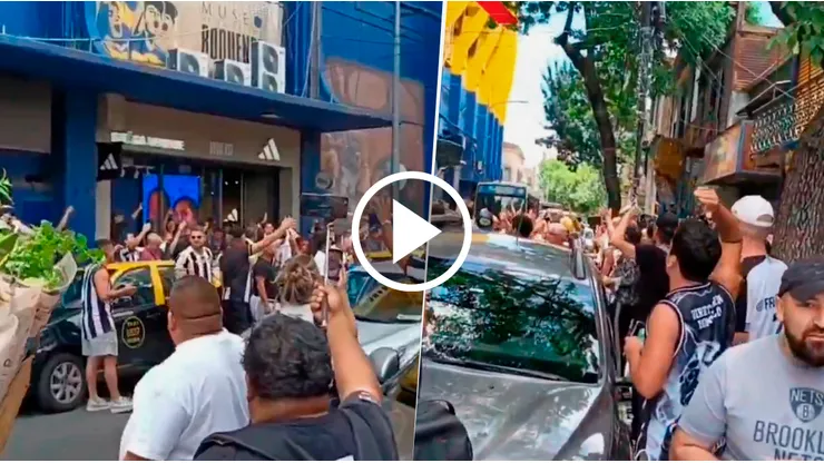 Los hinchas de Botafogo cantaron en La Bombonera.