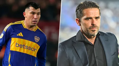 Un gesto de Medel no le gustó a Gago.