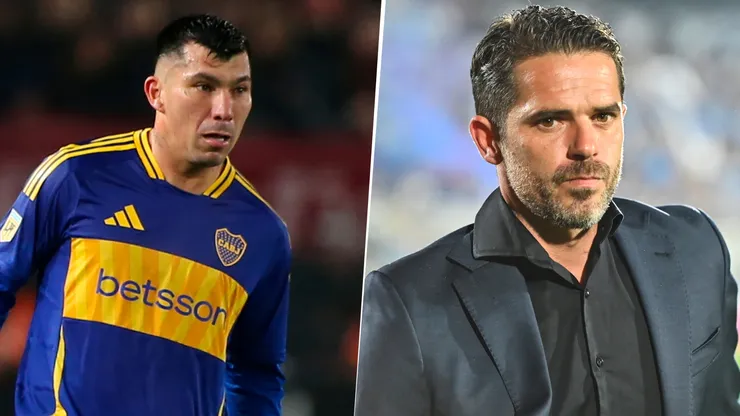 Un gesto de Medel no le gustó a Gago.