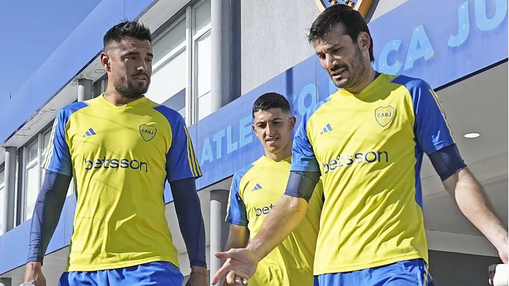 Sergio Romero, Leandro Brey y Javi García en Boca
