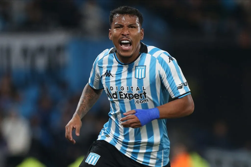 Roger Martínez en Racing (Getty Images)