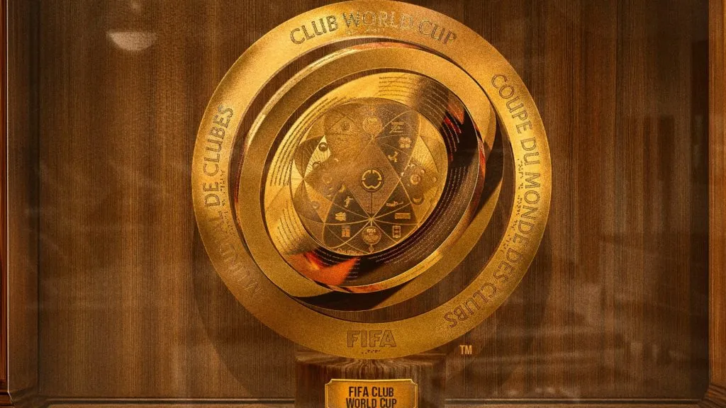Así se ve el trofeo del Mundial de Clubes 2025. (FIFA)